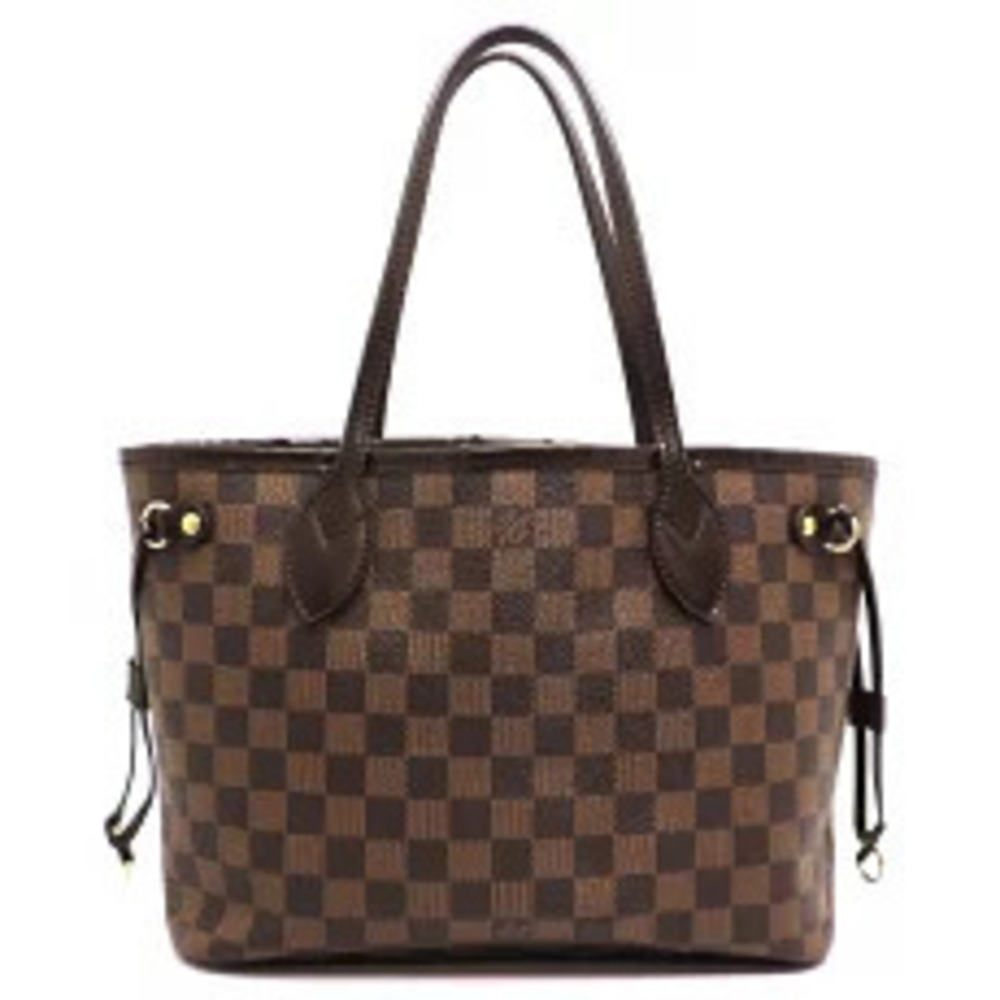 Louis Vuitton Neverfull Tote Bag Damier Ebene Brown